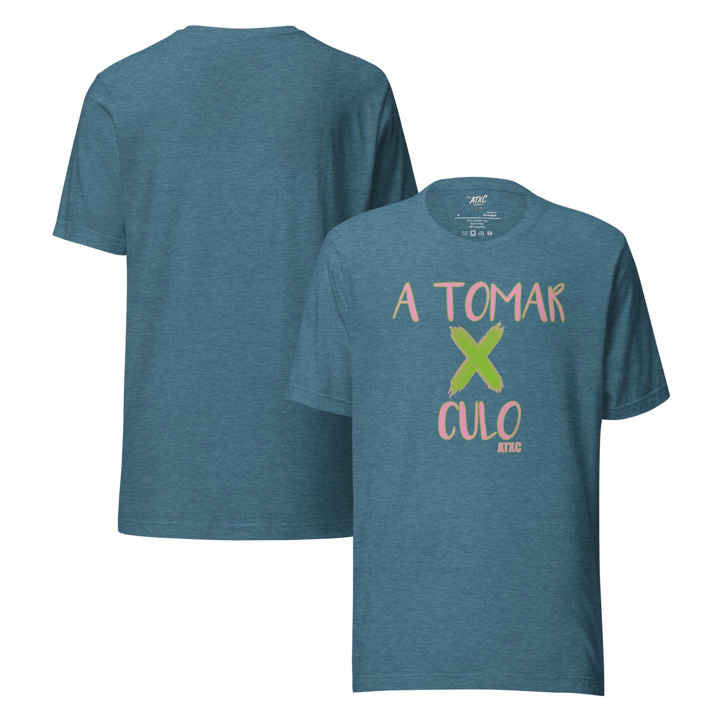 Camiseta A TOMAR X CULO Pink Pistacho by ATXC